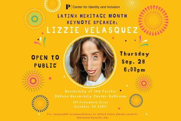Latinx Heritage Month Keynote Speaker: Lizzie Velasquez
